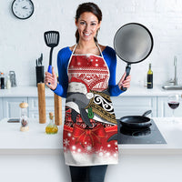 New Zealand Dolphin Terehu Christmas Apron Maori Inspired Knitted Patterns LT9 - Polynesian Pride