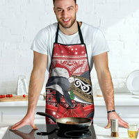 New Zealand Dolphin Terehu Christmas Apron Maori Inspired Knitted Patterns LT9 - Polynesian Pride