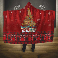 Funny Kiwi Bird Xmas Tree Hooded Blanket New Zealand Tribal Christmas Spirit LT9 - Polynesian Pride