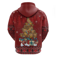 Funny Kiwi Bird Xmas Tree Hoodie New Zealand Tribal Christmas Spirit LT9 - Polynesian Pride
