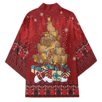 Funny Kiwi Bird Xmas Tree Kimono New Zealand Tribal Christmas Spirit LT9 - Polynesian Pride
