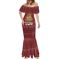 Funny Kiwi Bird Xmas Tree Mermaid Dress New Zealand Tribal Christmas Spirit LT9 - Polynesian Pride