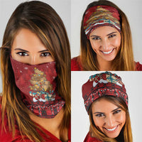 Funny Kiwi Bird Xmas Tree Neck Gaiter New Zealand Tribal Christmas Spirit LT9 - Polynesian Pride