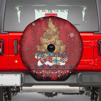 Funny Kiwi Bird Xmas Tree Spare Tire Cover New Zealand Tribal Christmas Spirit LT9 - Polynesian Pride
