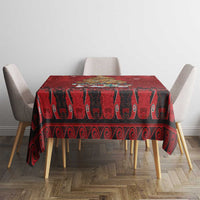 Funny Kiwi Bird Xmas Tree Tablecloth New Zealand Tribal Christmas Spirit LT9 - Polynesian Pride
