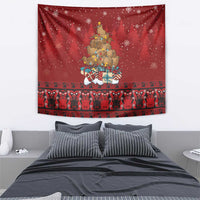 Funny Kiwi Bird Xmas Tree Tapestry New Zealand Tribal Christmas Spirit LT9 - Polynesian Pride