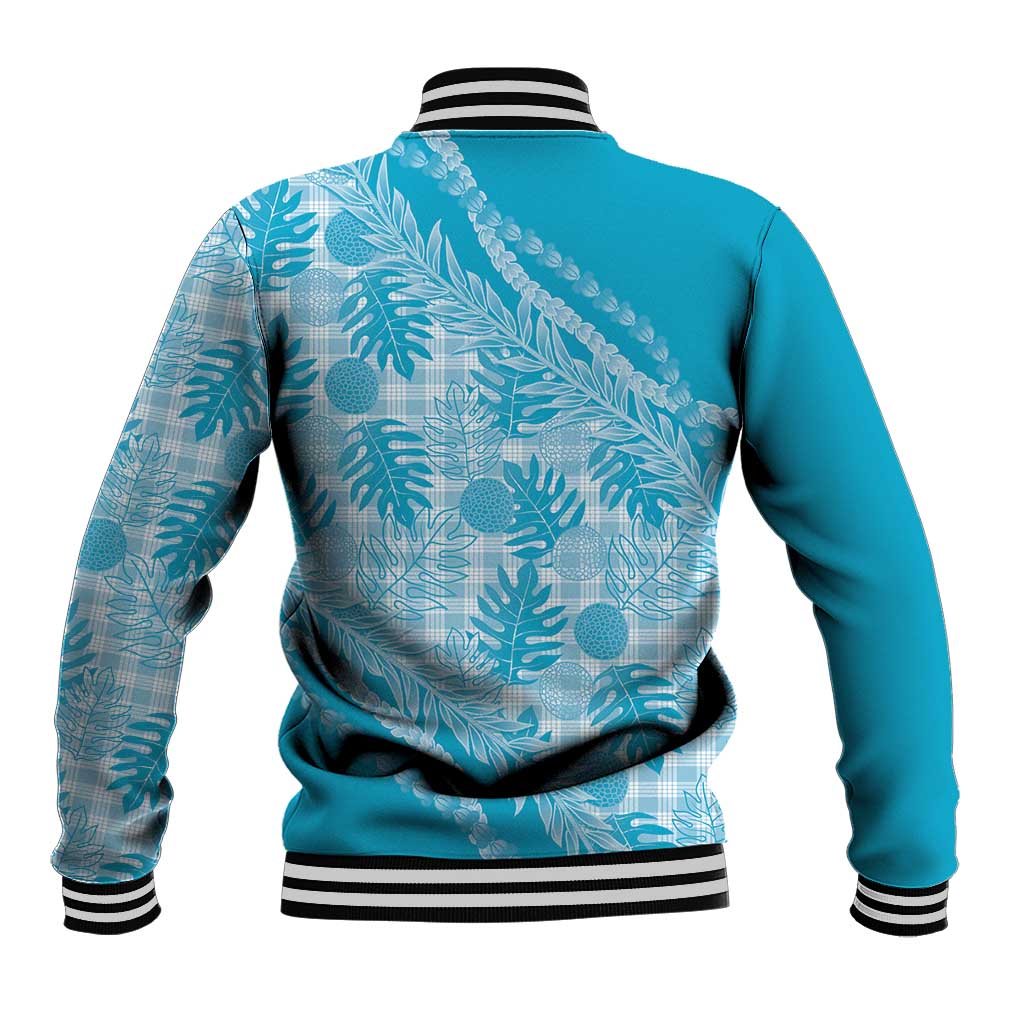 Hawaii Breadfruit Palaka Baseball Jacket Polu Maile Lei - Polynesian Pride