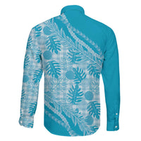 Hawaii Breadfruit Palaka Family Matching Puletasi and Hawaiian Shirt Polu Maile Lei LT9 - Polynesian Pride