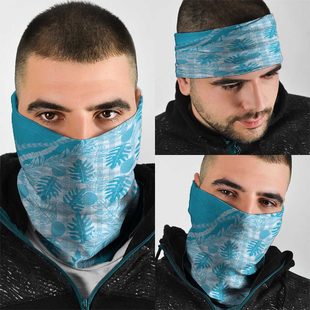 Hawaii Breadfruit Palaka Neck Gaiter Polu Maile Lei - Polynesian Pride