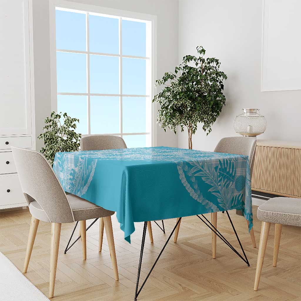 Hawaii Breadfruit Palaka Tablecloth Polu Maile Lei - Polynesian Pride