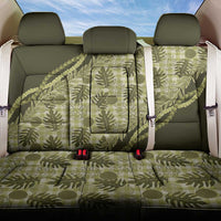 Hawaii Breadfruit Palaka Back Car Seat Cover Omaomao Maile Lei LT9 One Size Green - Polynesian Pride