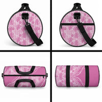 Hawaii Breadfruit Palaka Duffle Bag Omaomao Ulaula Maile Lei LT9 - Polynesian Pride