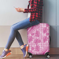 Hawaii Breadfruit Palaka Luggage Cover Omaomao Ulaula Maile Lei - Polynesian Pride