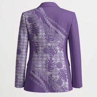 Hawaii Breadfruit Palaka Blazer Poni Maile Lei - Polynesian Pride