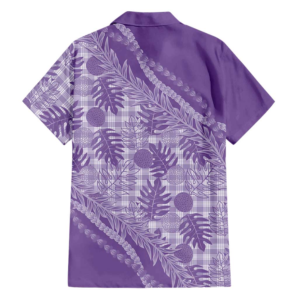 Hawaii Breadfruit Palaka Family Matching Mermaid Dress and Hawaiian Shirt Poni Maile Lei LT9 - Polynesian Pride