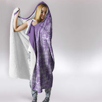Hawaii Breadfruit Palaka Hooded Blanket Poni Maile Lei - Polynesian Pride