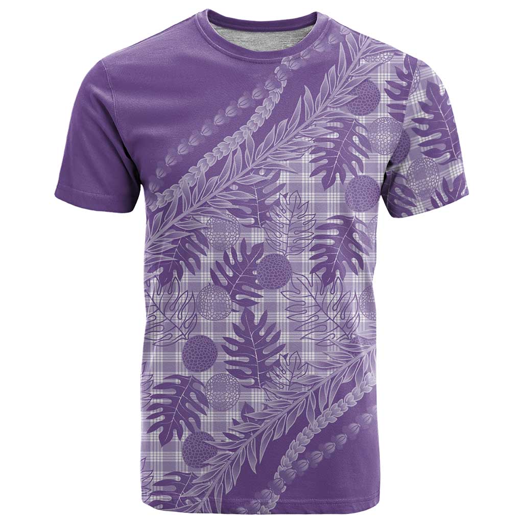 Hawaii Breadfruit Palaka T Shirt Poni Maile Lei - Polynesian Pride