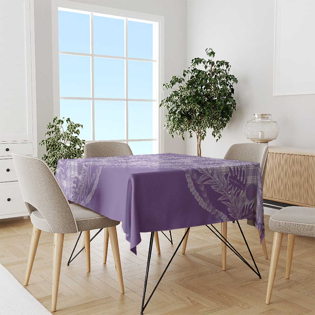 Hawaii Breadfruit Palaka Tablecloth Poni Maile Lei - Polynesian Pride