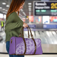 Hawaii Breadfruit Palaka Travel Bag Poni Maile Lei - Polynesian Pride