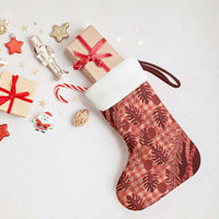 Hawaii Breadfruit Palaka Christmas Stocking Ulaula Maile Lei - Polynesian Pride