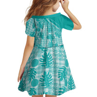 Hawaii Breadfruit Palaka Family Matching Puletasi and Hawaiian Shirt Polu Opal Maile Lei LT9 - Polynesian Pride
