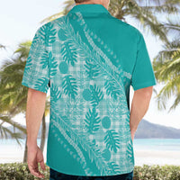 Hawaii Breadfruit Palaka Hawaiian Shirt Polu Opal Maile Lei LT9 - Polynesian Pride