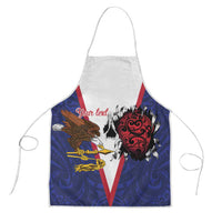 American Samoa Heart Tribal Personalized Apron Polynesian Patterns