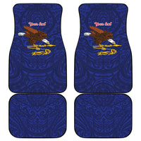 American Samoa Heart Tribal Personalized Car Mats Polynesian Patterns