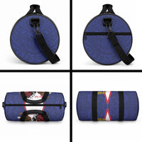 American Samoa Heart Tribal Personalized Duffle Bag Polynesian Patterns LT9 - Polynesian Pride