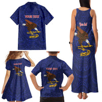 American Samoa Heart Tribal Personalized Family Matching Tank Maxi Dress and Hawaiian Shirt Polynesian Patterns LT9 - Polynesian Pride