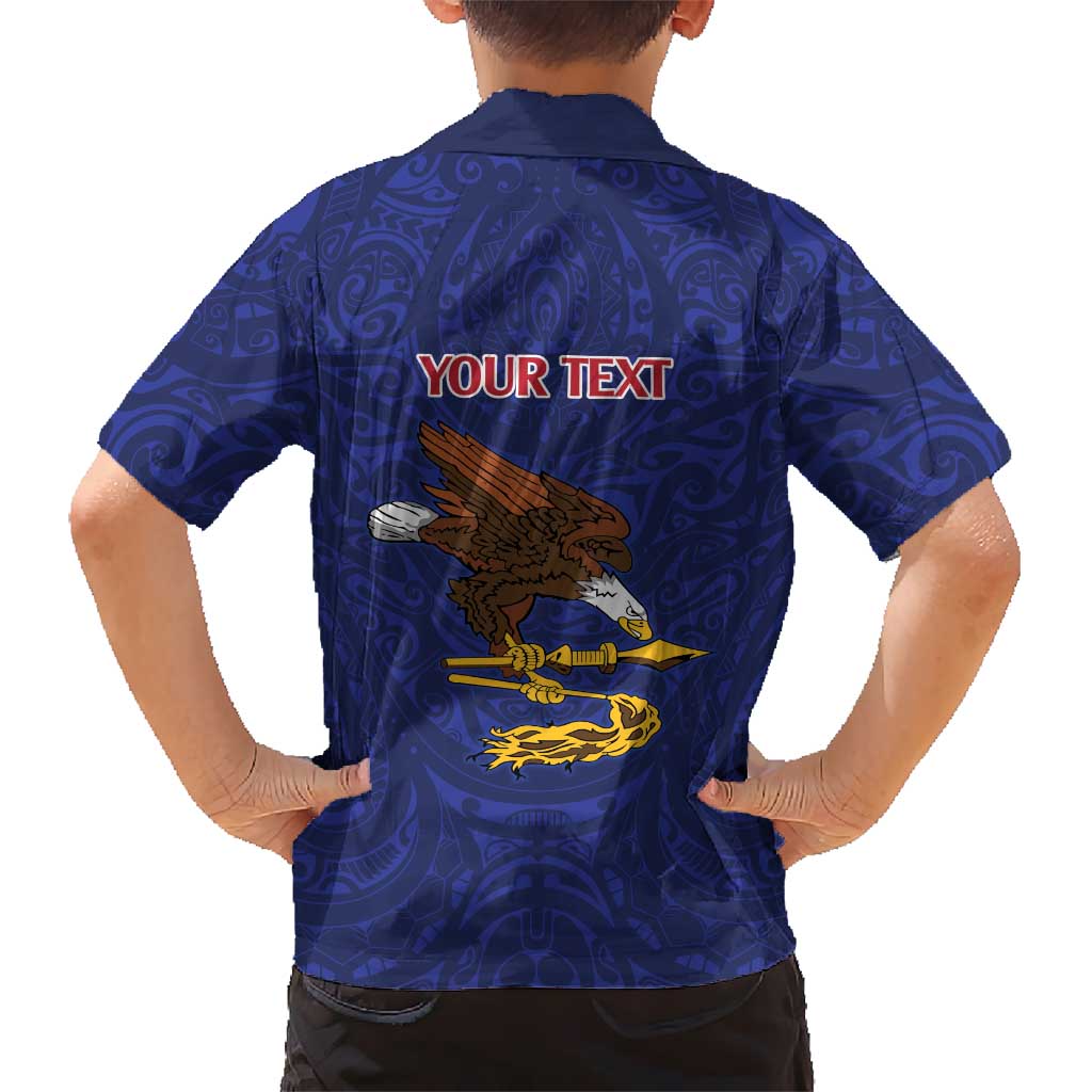 American Samoa Heart Tribal Personalized Hawaiian Shirt Polynesian Patterns