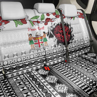 Fiji Heart Tribal Personalised Back Car Seat Cover Polynesian Patterns