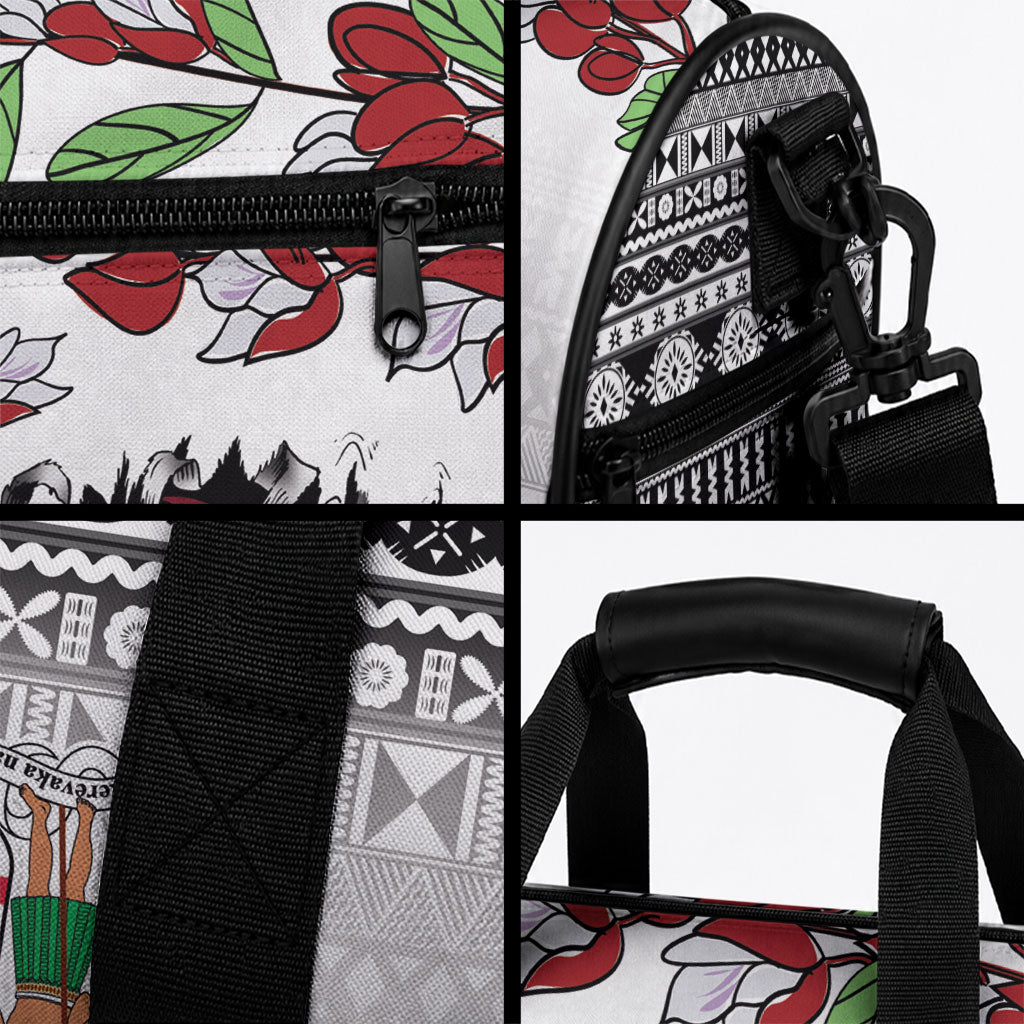 Fiji Heart Tribal Personalised Duffle Bag Polynesian Patterns LT9 - Polynesian Pride