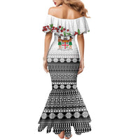 Fiji Heart Tribal Personalised Family Matching Mermaid Dress and Hawaiian Shirt Polynesian Patterns LT9 - Polynesian Pride