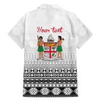 Fiji Heart Tribal Personalised Family Matching Tank Maxi Dress and Hawaiian Shirt Polynesian Patterns LT9 - Polynesian Pride