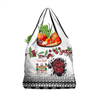 Fiji Heart Tribal Personalised Grocery Bag Polynesian Patterns