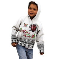Fiji Heart Tribal Personalised Kid Hoodie Polynesian Patterns