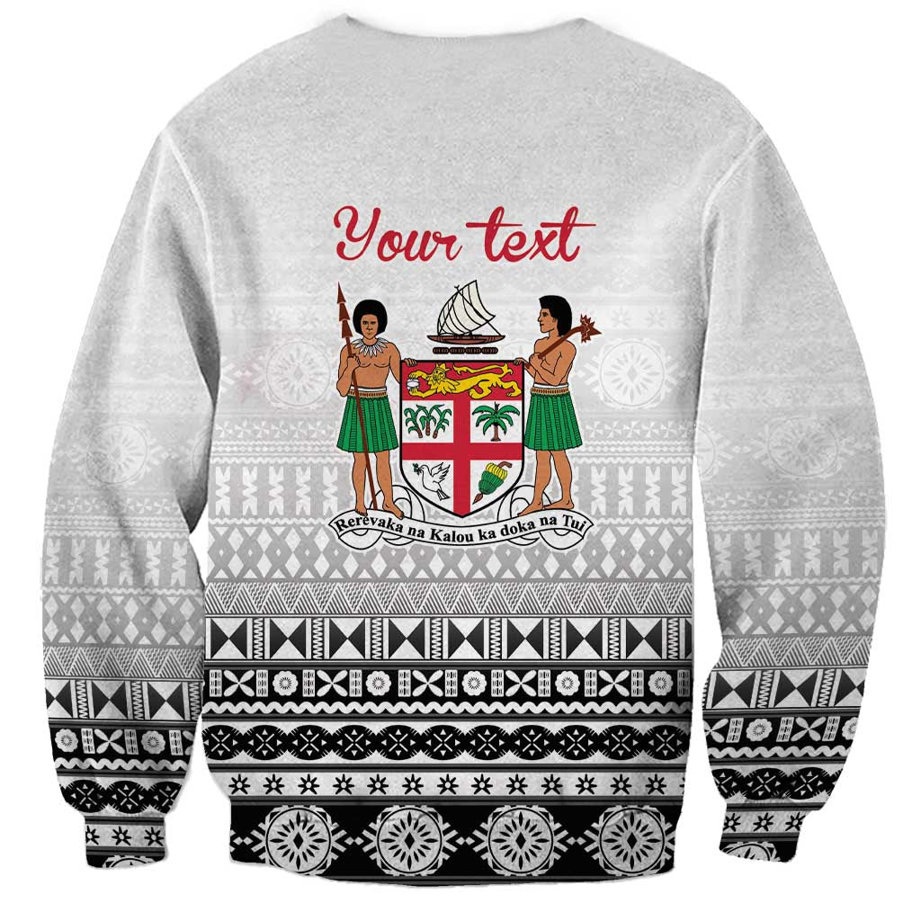Fiji Heart Tribal Personalised Sweatshirt Polynesian Patterns