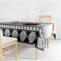 Fiji Heart Tribal Personalised Tablecloth Polynesian Patterns