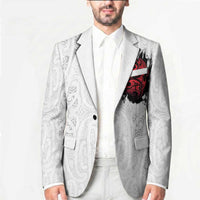 New Zealand Maori Heart Tribal Personalised Blazer Polynesian Patterns