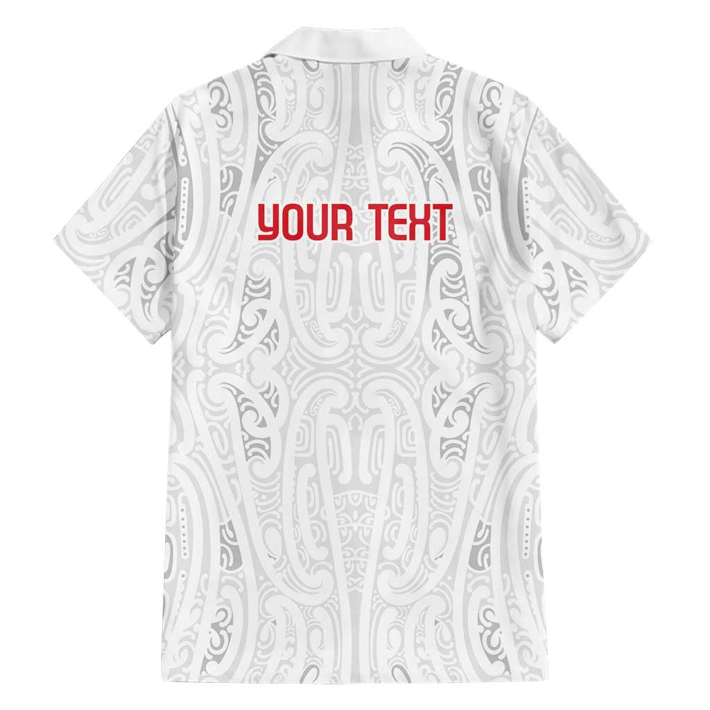 New Zealand Maori Heart Tribal Personalised Family Matching Short Sleeve Bodycon Dress and Hawaiian Shirt Polynesian Patterns LT9 - Polynesian Pride
