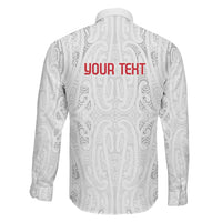 New Zealand Maori Heart Tribal Personalised Family Matching Short Sleeve Bodycon Dress and Hawaiian Shirt Polynesian Patterns LT9 - Polynesian Pride