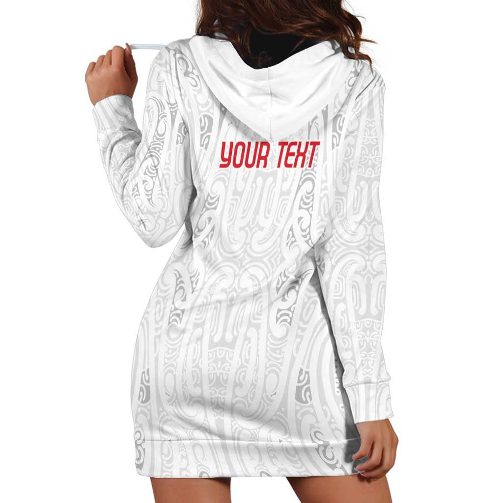 New Zealand Maori Heart Tribal Personalised Hoodie Dress Polynesian Patterns LT9 - Polynesian Pride