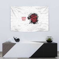 New Zealand Maori Heart Tribal Personalised Tapestry Polynesian Patterns