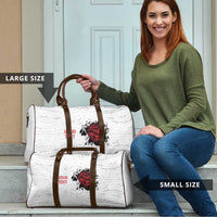 New Zealand Maori Heart Tribal Personalised Travel Bag Polynesian Patterns LT9 - Polynesian Pride