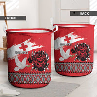 Tonga Heart Tribal Personalised Laundry Basket Polynesian Patterns