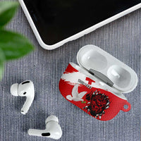 Tonga Heart Tribal Personalised AirPods Case Polynesian Patterns