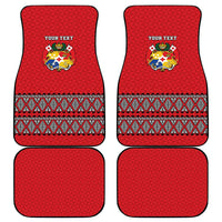 Tonga Heart Tribal Personalised Car Mats Polynesian Patterns