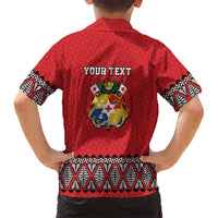 Tonga Heart Tribal Personalised Family Matching Off Shoulder Maxi Dress and Hawaiian Shirt Polynesian Patterns LT9 - Polynesian Pride