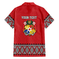 Tonga Heart Tribal Personalised Family Matching Off Shoulder Short Dress and Hawaiian Shirt Polynesian Patterns LT9 - Polynesian Pride